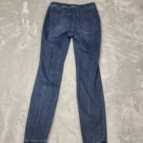 Anthropologie Pilcro The Skipper Long High Rise Wide Leg Jeans Size 25P 25 X 25 - Picture 10 of 10